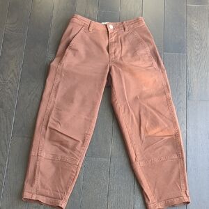 Brown Barrel Pants